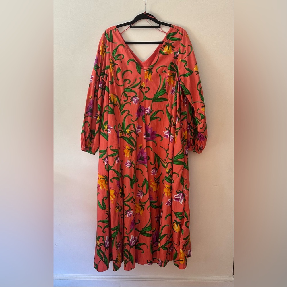 Floral V-Neck Maxi Dress by Anthropologie